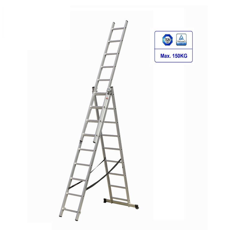 Lightweight Aluminum Extension Ladder 3x9 Collapsible Extension Ladder